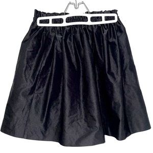 Black A-line Skirt